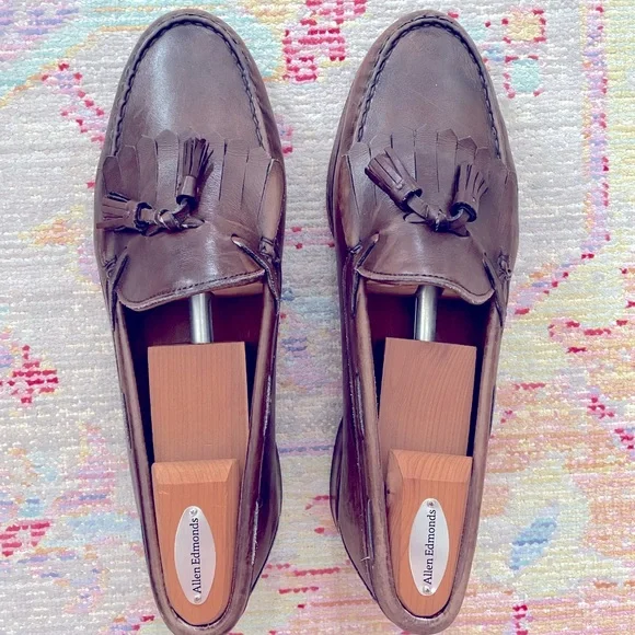 Valentino Allen Edmonds Lowry Hill Tassel Loafers 12M Goodyear Welt Handsewn USA Allen Edmonds 10.5 D Lowry Hill Tassel Loafers | eBay main image 4